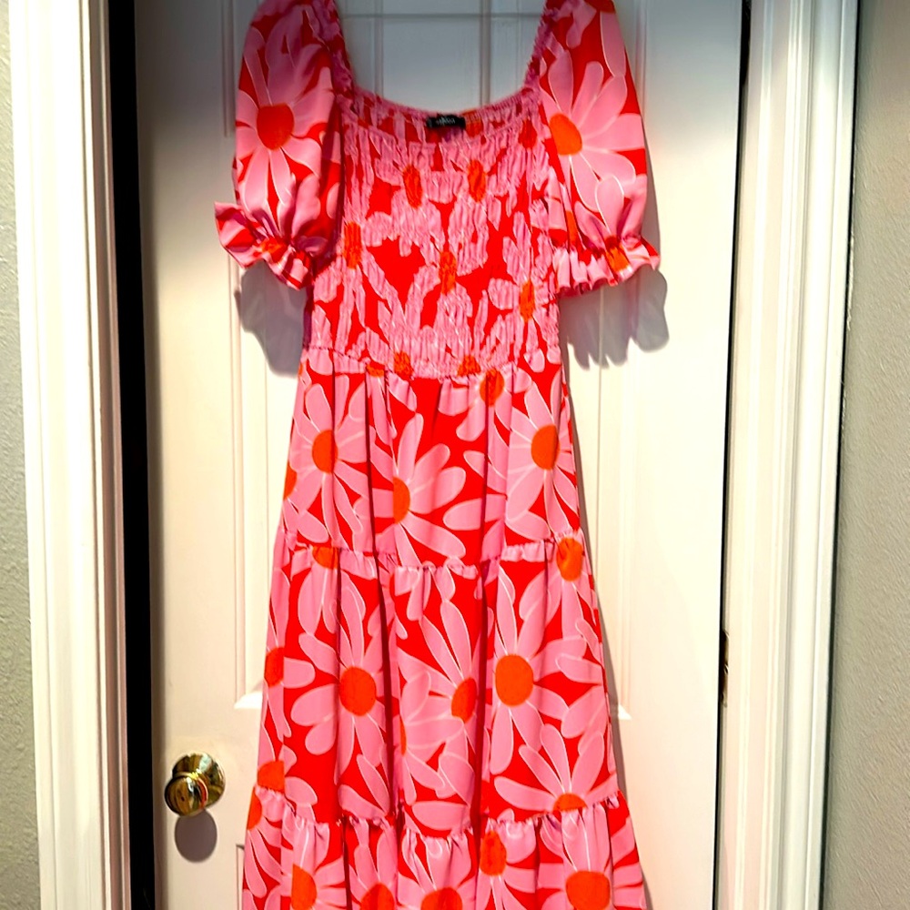 Floral maxi dress